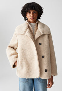 Hafine Regular soft teddy jacket