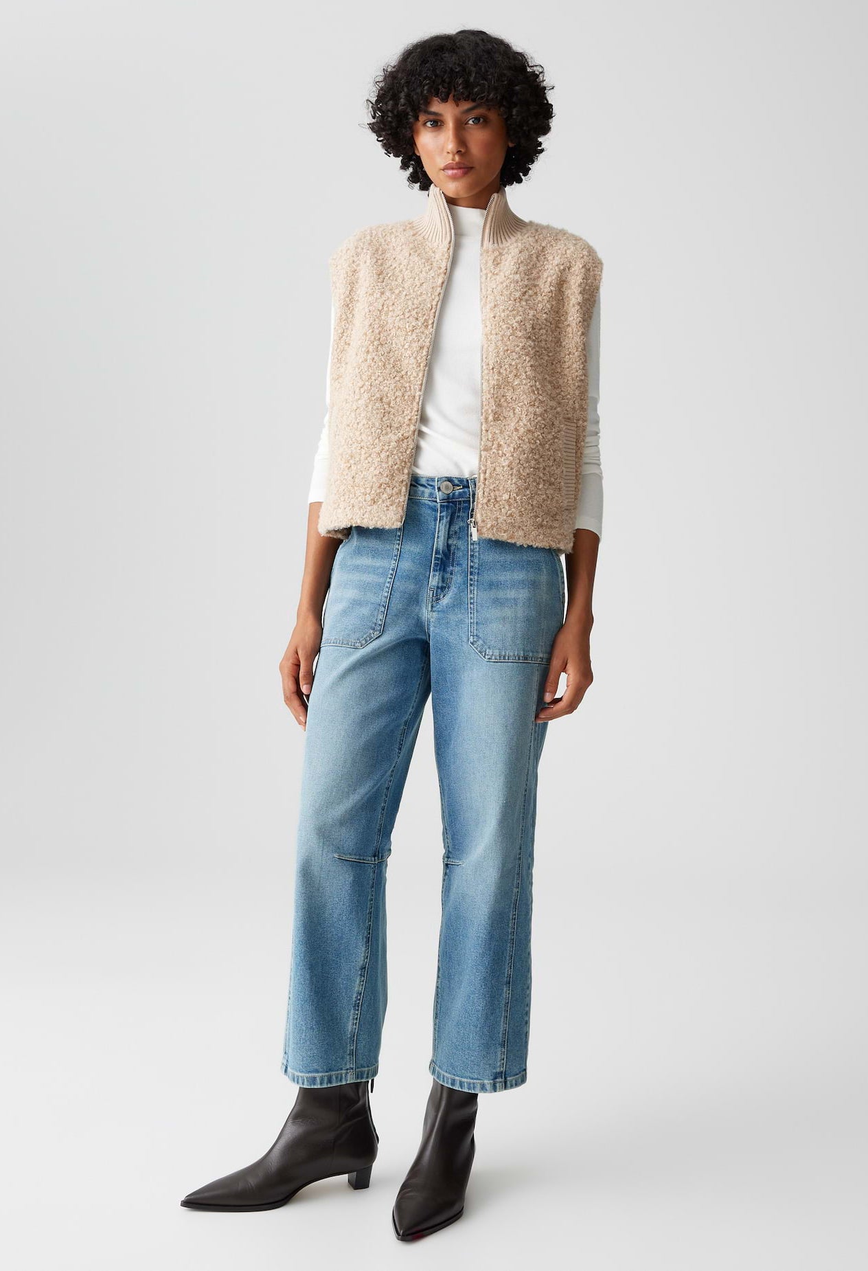 Guluni Regular sweat waistcoat