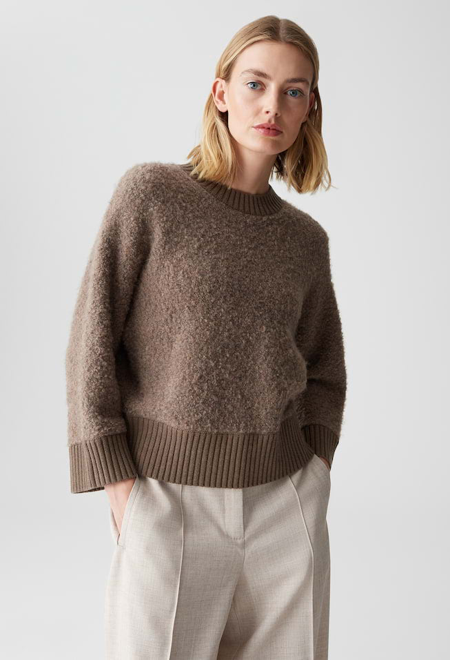 Pennan Bouclé Knitted Jumper