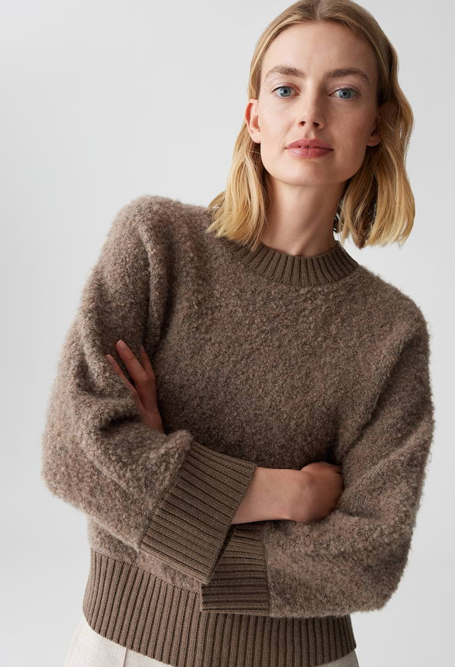 Pennan Bouclé Knitted Jumper