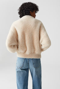 Dores Knitted Fur Look Cardigan
