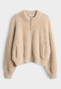 Dores Knitted Fur Look Cardigan