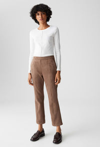 Elvina Cozy Faux Suede Trousers