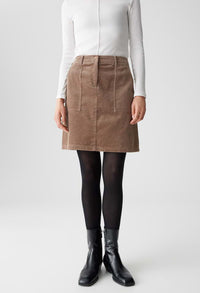 Reah Corduroy Mini Skirt