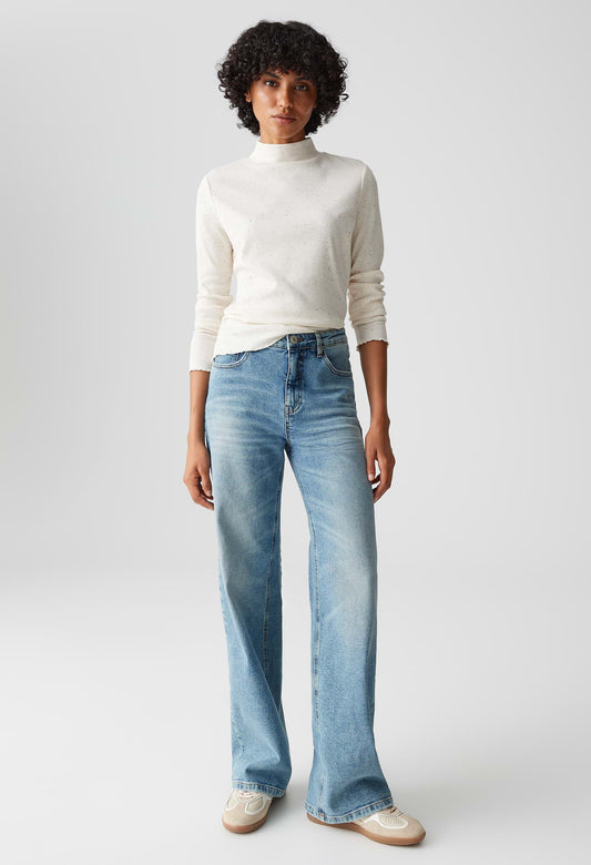 Suhanna Curly Slim ribbed Top