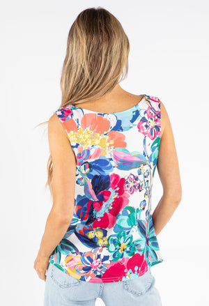 Cowl Neck Sleeveless Top