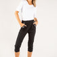 Pull-On Linen Capris