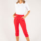 Pull-On Linen Capris