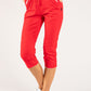 Pull-On Linen Capris