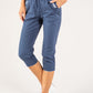 Pull-On Linen Capris
