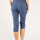 Pull-On Linen Capris