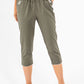 Pull-On Linen Capris