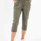 Pull-On Linen Capris
