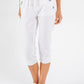 Pull-On Linen Capris