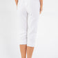 Pull-On Linen Capris