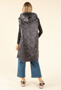 Longline Quilted Gilet