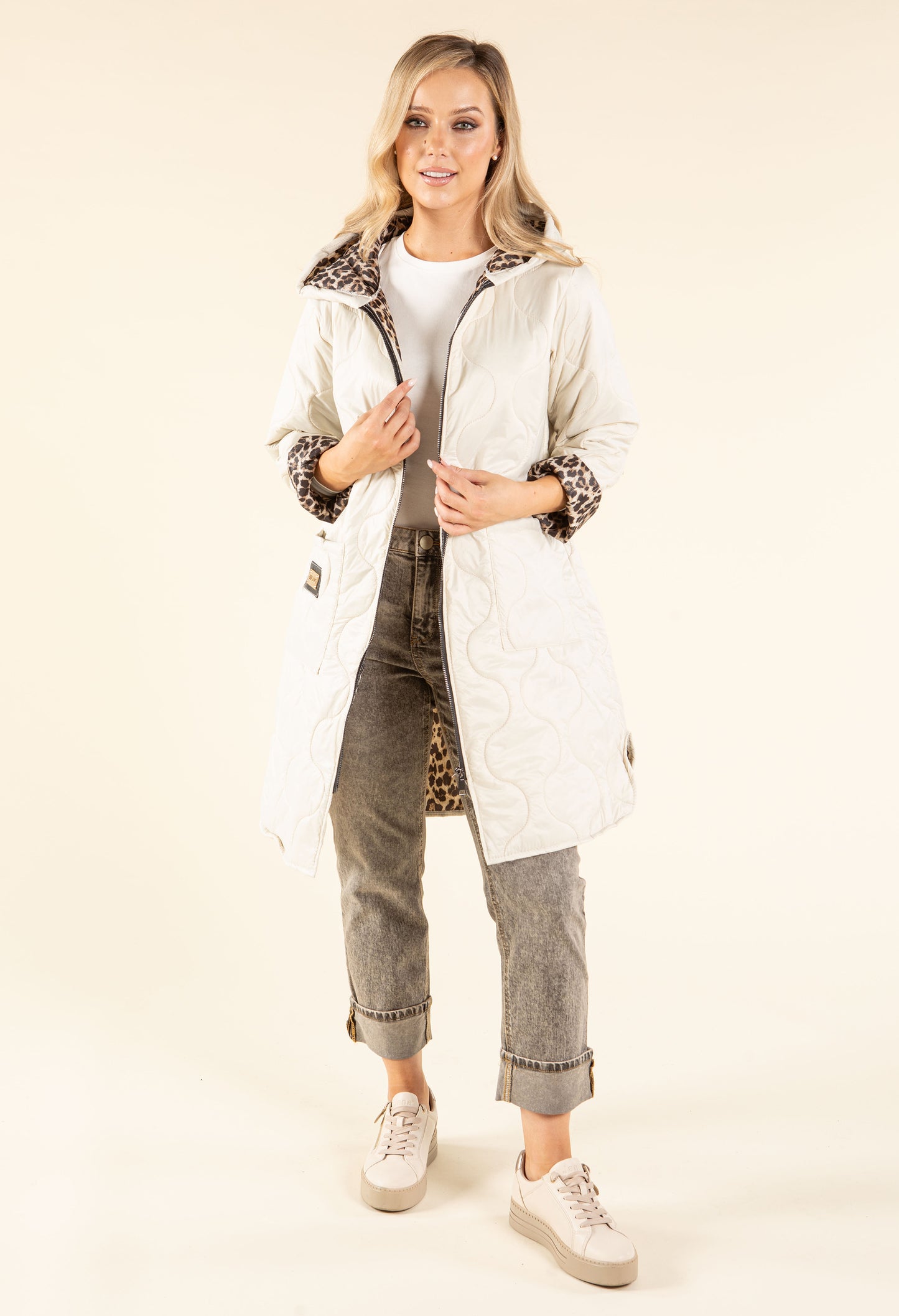 Hooded Quilted Coat