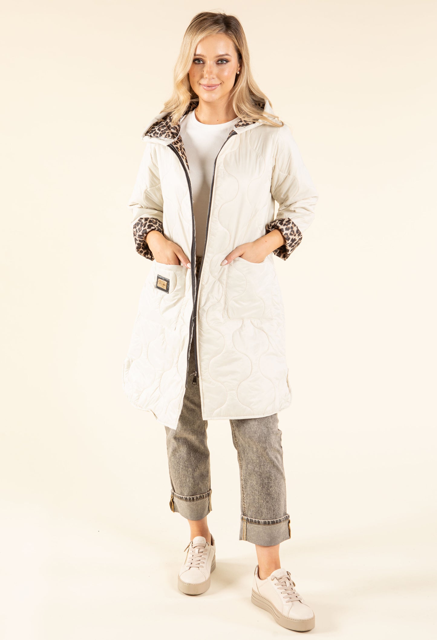Hooded Quilted Coat