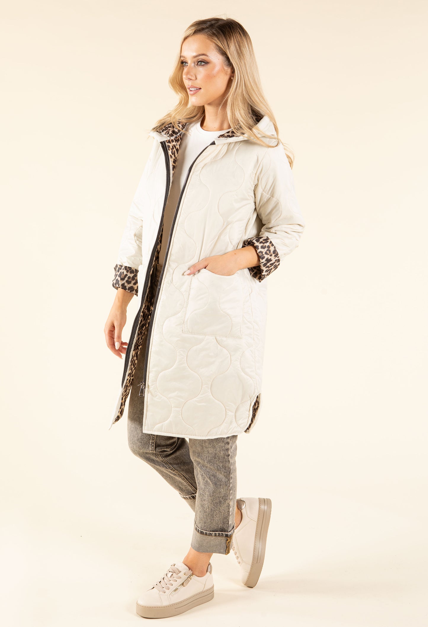 Hooded Quilted Coat