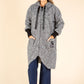 Lana Hooded Boucle Coat