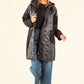 Soft Boucle Hooded Coat