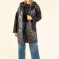 Soft Boucle Hooded Coat