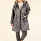 Soft Boucle Hooded Coat