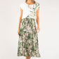 2 in 1 Leaf Print Dress