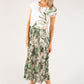 2 in 1 Leaf Print Dress