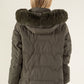 Fur Lined Hooded Coat