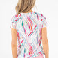 Watercolor Front Pocket Top
