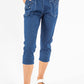 Pull On Denim Capris
