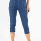 Pull On Denim Capris