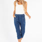 Pull On Denim Capris