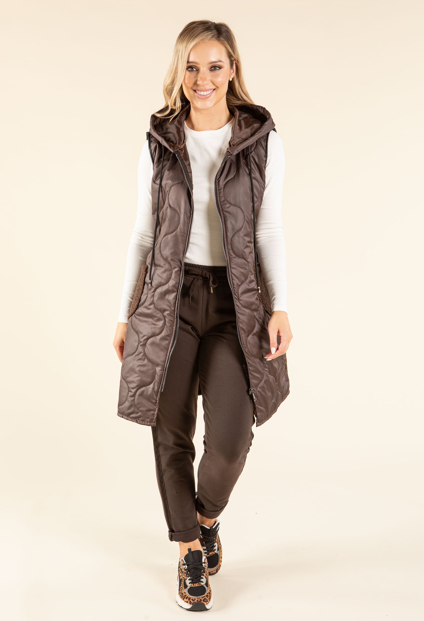 Soft Boucle Longline Gilet