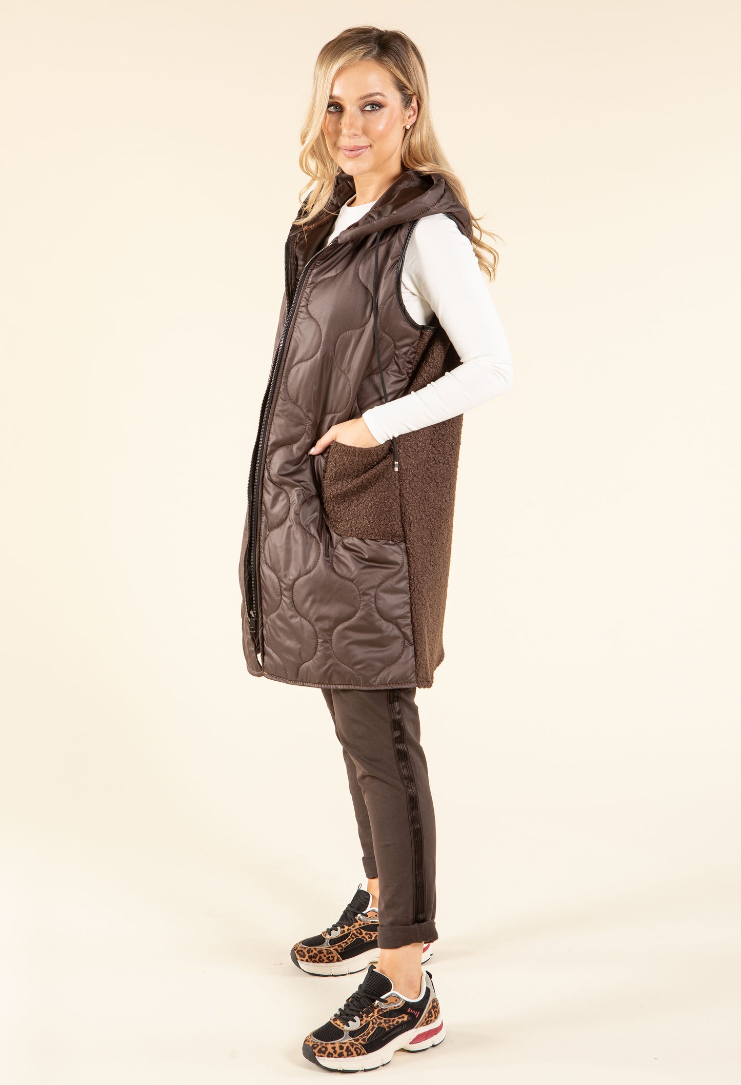 Soft Boucle Longline Gilet