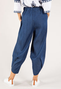 Cropped Barrrel Trouser