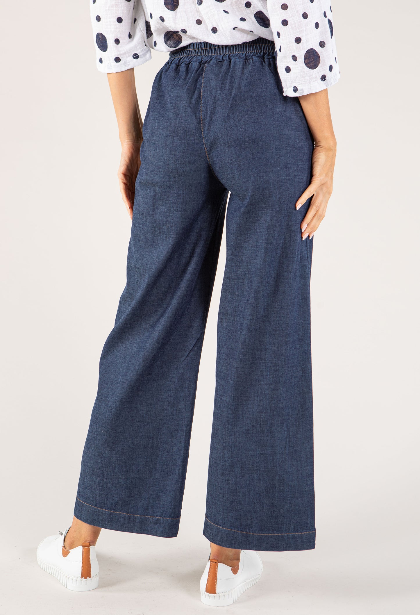 Wide Leg Culotte Trousers