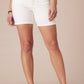 "Ab"solution® 5" White Denim Shorts