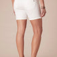 "Ab"solution® 5" White Denim Shorts