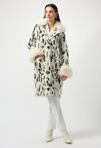 Chic Animal Print Coat