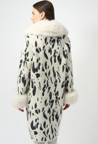 Chic Animal Print Coat
