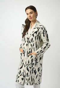 Chic Animal Print Coat