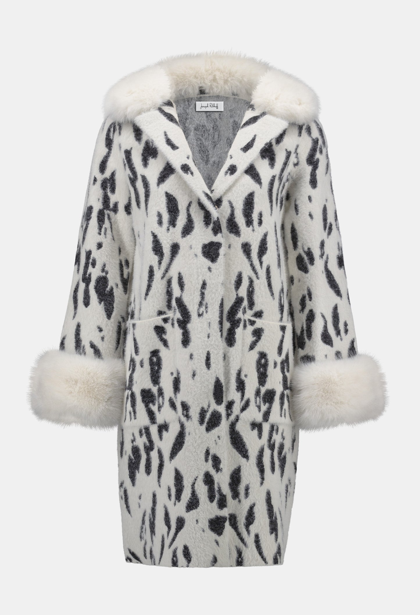 Chic Animal Print Coat