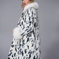Chic Animal Print Coat