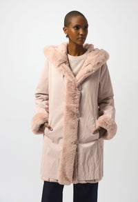 Collared Hip-length Coat Style