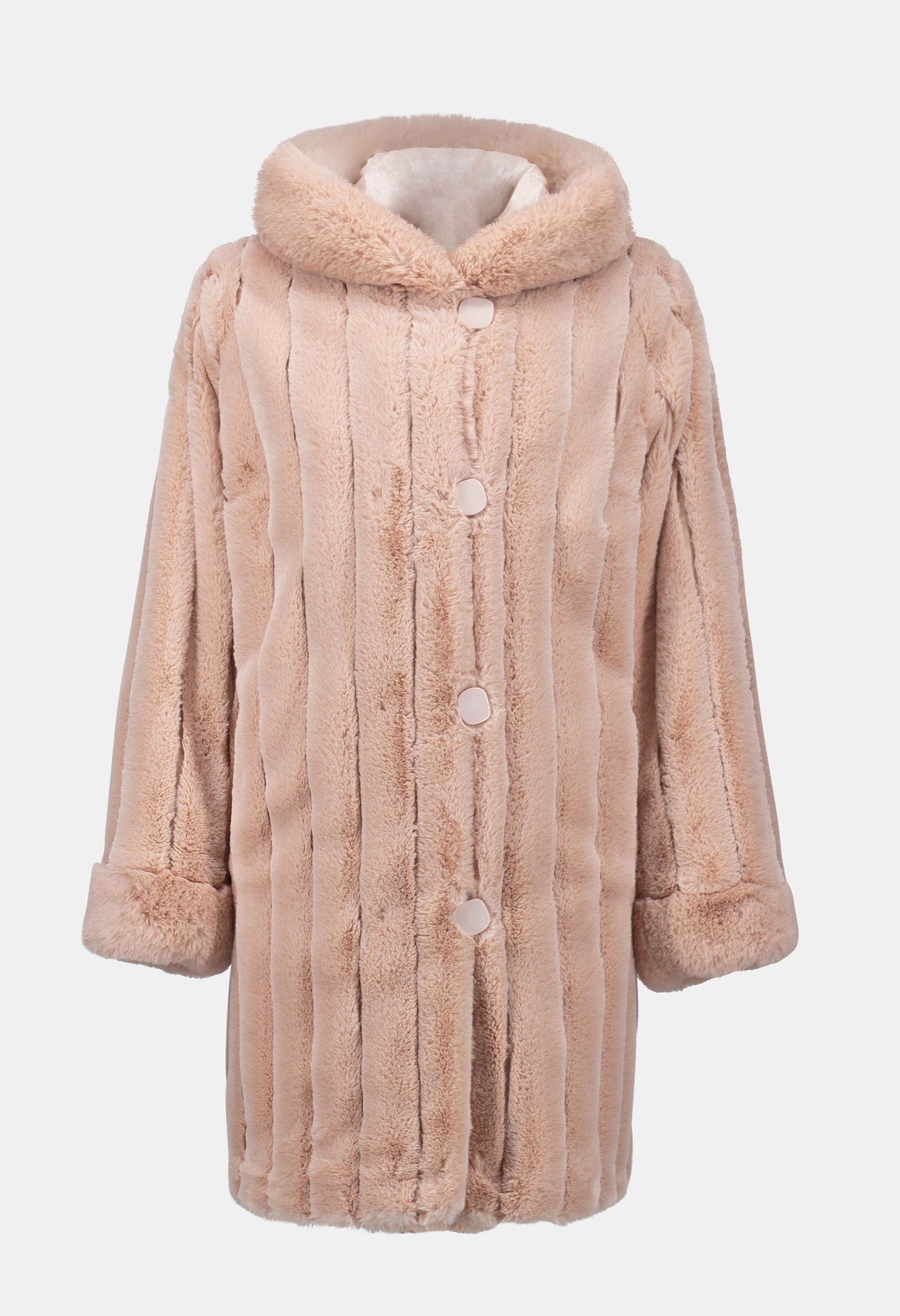 Collared Hip-length Coat Style