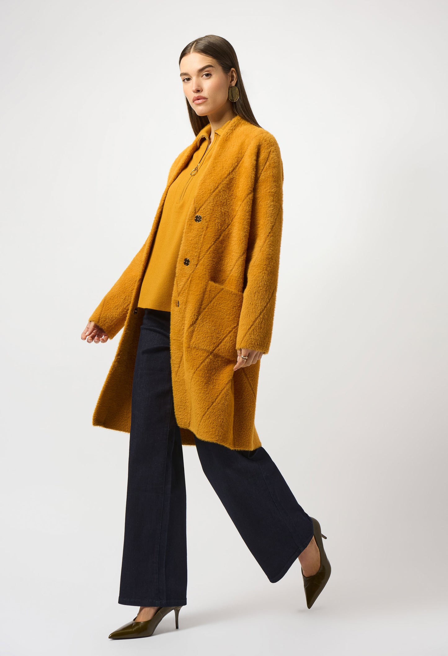 Chic Long Overcoat Style