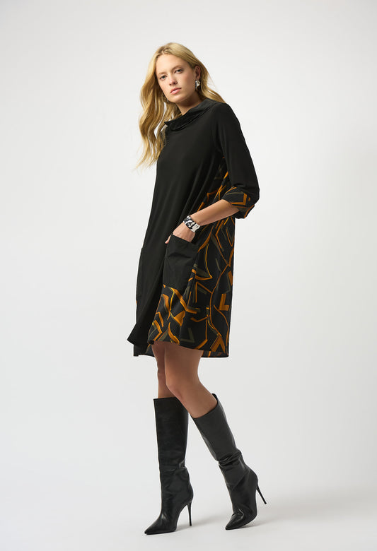 Knee-length A-line Dress