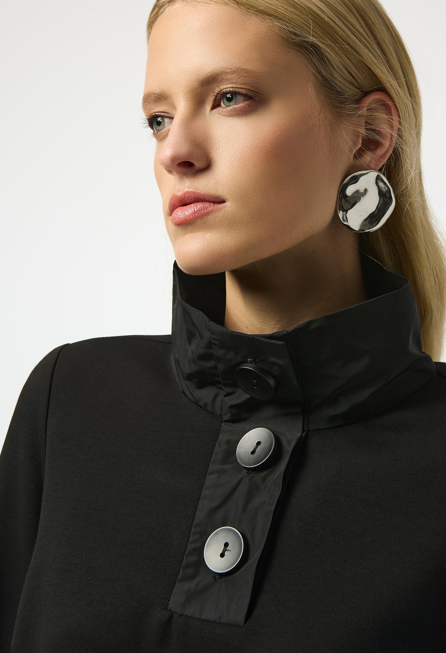 Buttoned Casual Long-sleeve Blouse